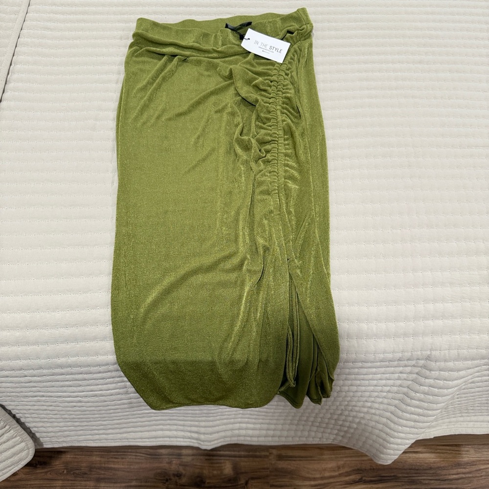 a new day Olive Pencil Skirt